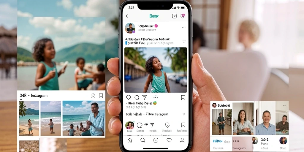 Antarmuka aplikasi 34R yang user-friendly dan intuitif untuk edit foto.
