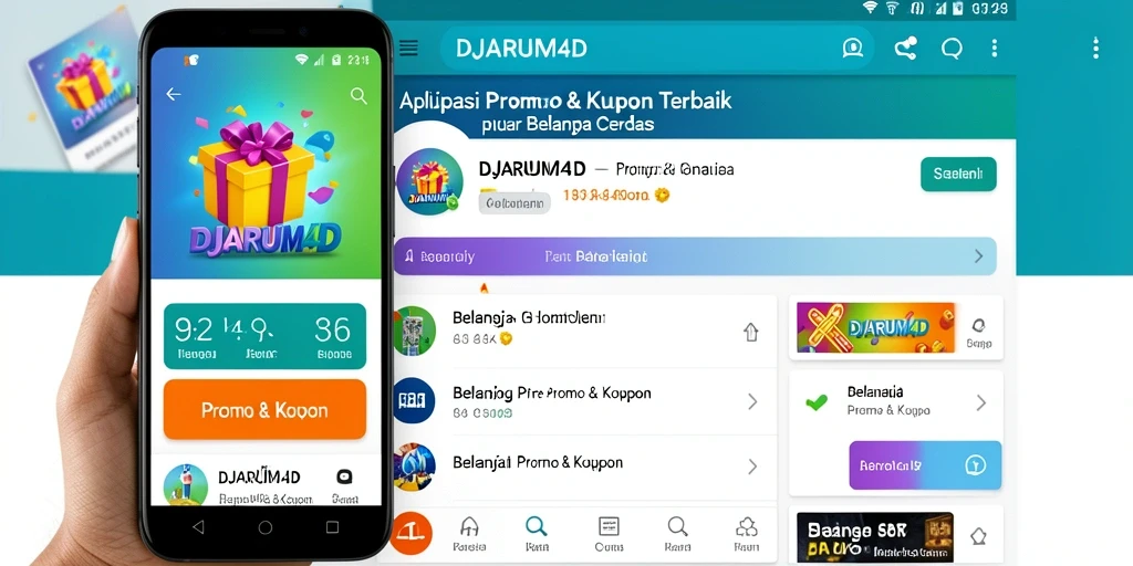 Antarmuka aplikasi DJARUM4D yang intuitif menampilkan banyak kupon menarik.