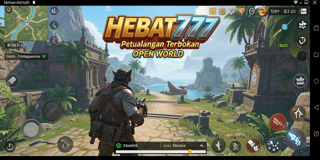 Tampilan antarmuka HEBAT777 yang menakjubkan dalam petualangan Open World.