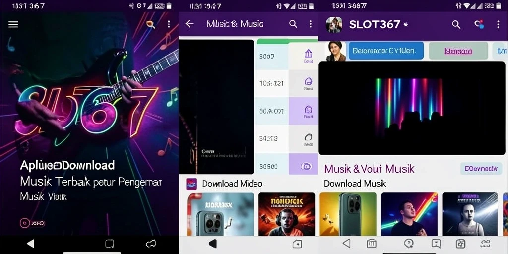 Antarmuka SLOT367 yang menarik dan mudah digunakan untuk Download Musik.