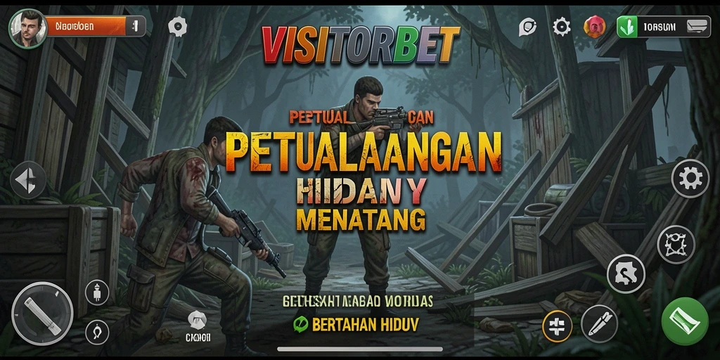 Tampilan antarmuka <strong>VISITORBET</strong> yang menarik dengan elemen Bertahan Hidup yang khas.
